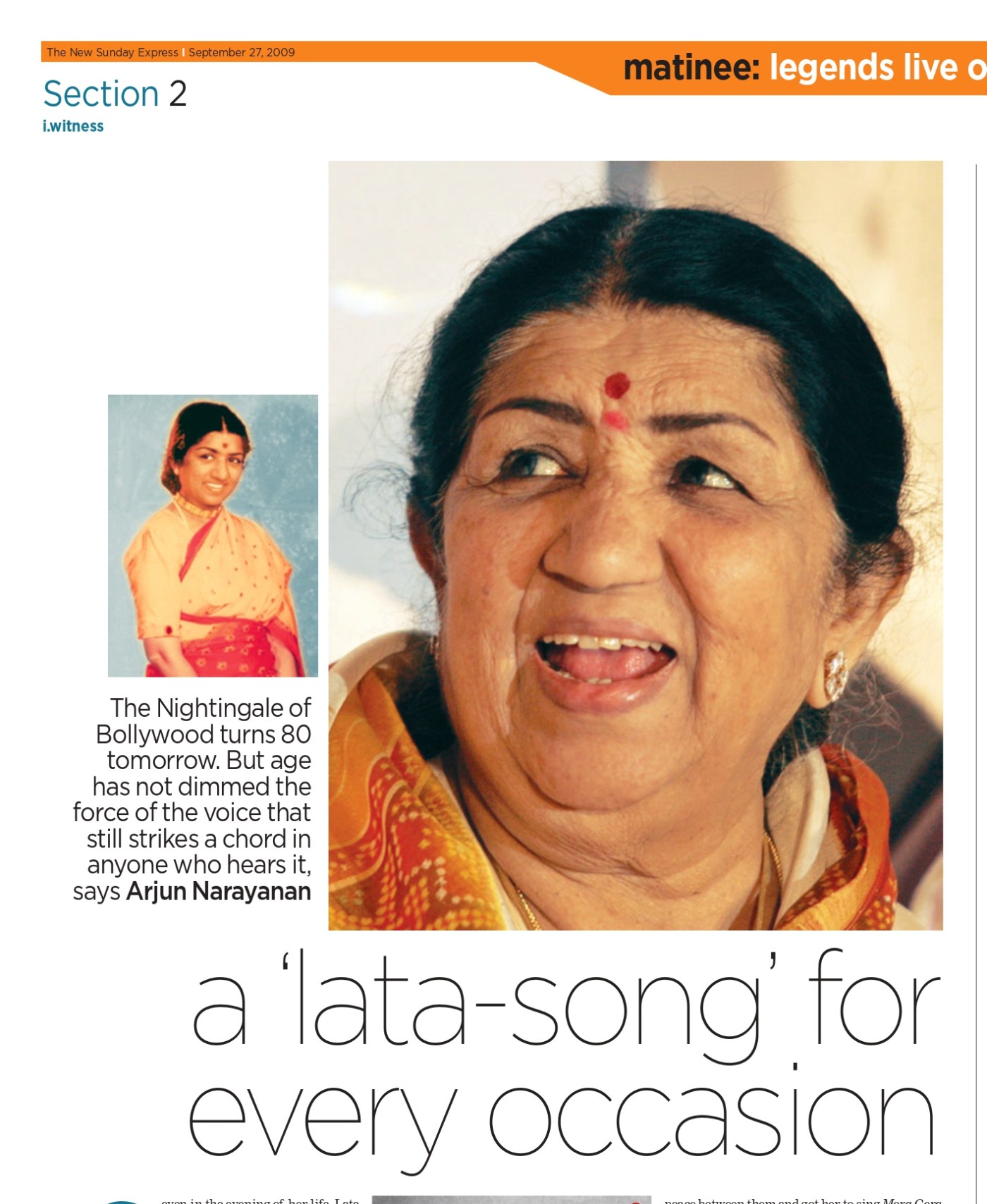 There is a Lata Mangeshkar song for every occasion