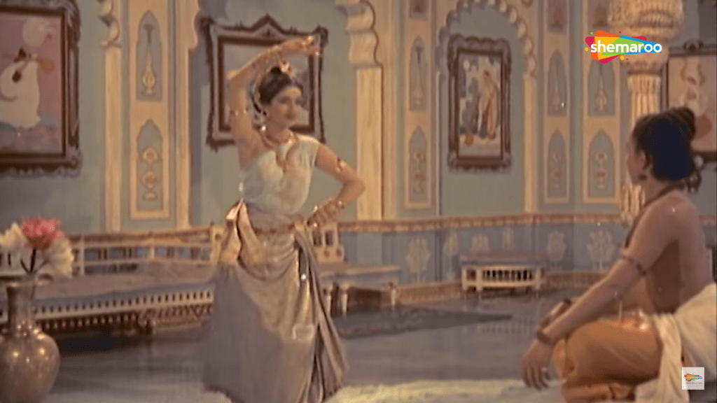 Gopi Krishna and Sandhya in Jhanak Jhanak Payal Baje. The famous Vishwamitra Menaka sequence